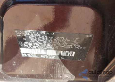 2009 Scion Xb from USA, damaged, VIN JTLKE50E191085140